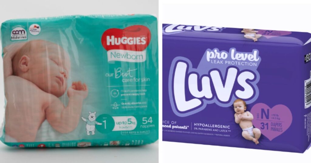 Huggies Comparison with Luvs Diapers