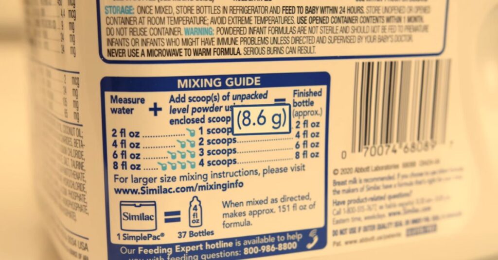 Advanced Baby Brezza formula Setting